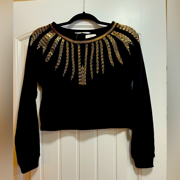Endless rose brand , NWT cropped beaded sunshine neck sweater. - Picture 1 of 2